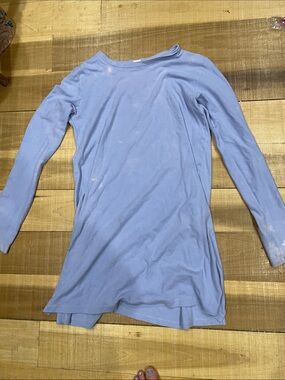 Light Lavender Long Sleeve night gown